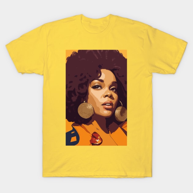 Jill Scott T-Shirt by Moulezitouna